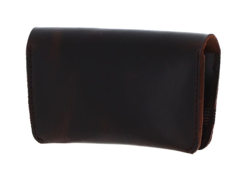 BUCKLE & SEAM Leder Kartenetui Cusco Creditcard Case Brown dunkelbraun