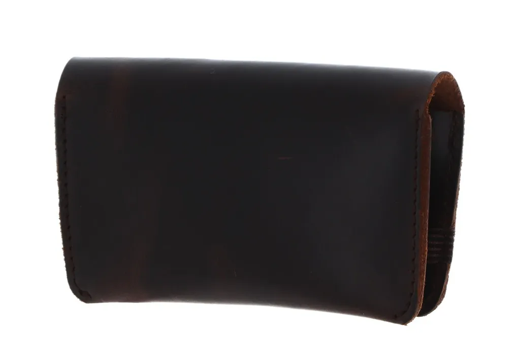 Portacarte BUCKLE & SEAM Cusco Marrone - Custodia Carte Pelle Uomo