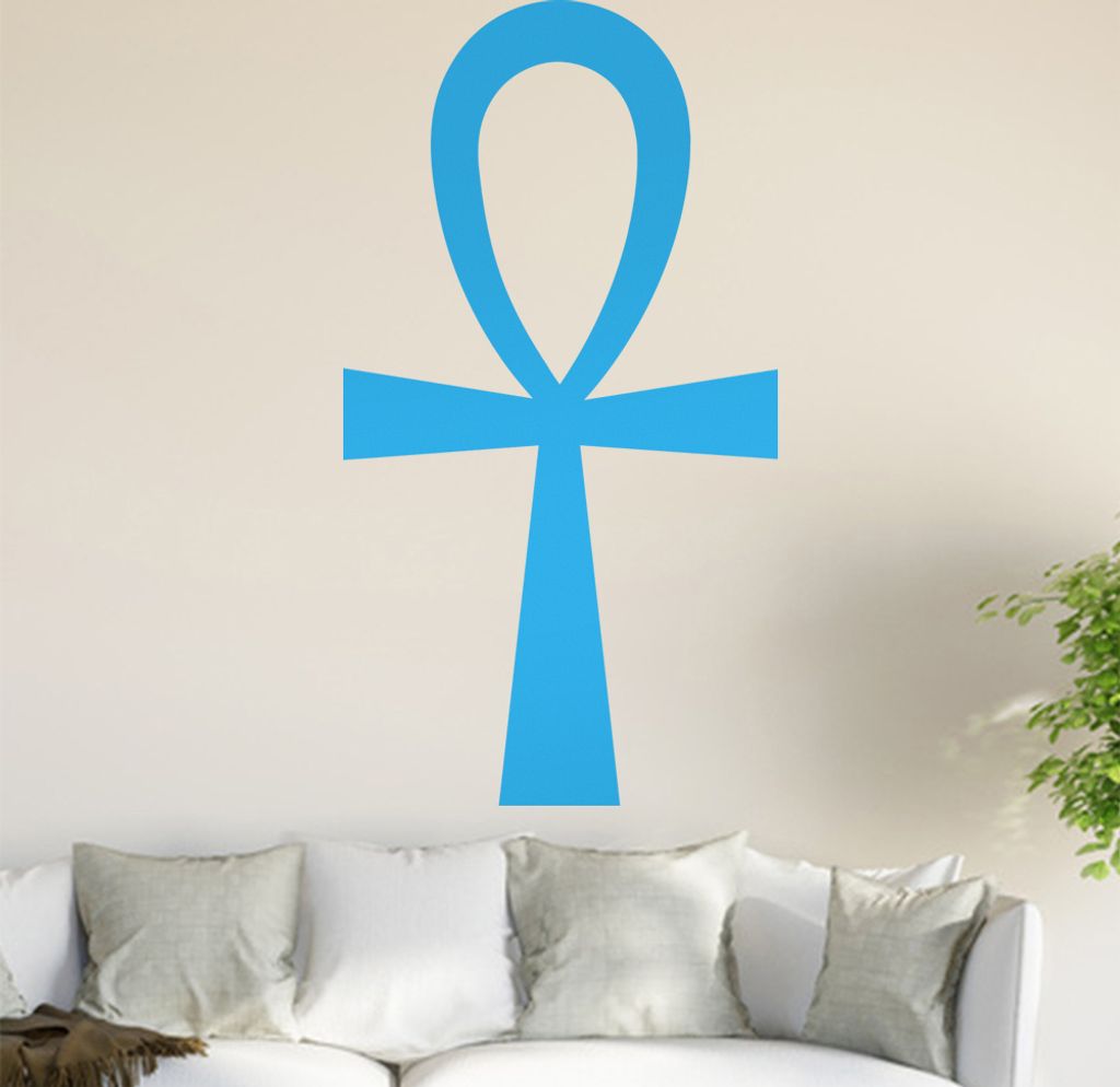 Ankh - Anch Wandtattoo in 6 Größen - Wandaufkleber Wall Sticker - Dekoration, Küche, Wohnzimmer, Schlafzimmer, Badezimmer