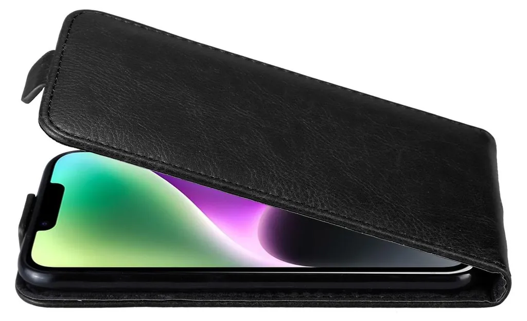 Custodia Flip iPhone 14 PLUS Cadorabo: Robusta Similpelle e Chiusura Safe - 9