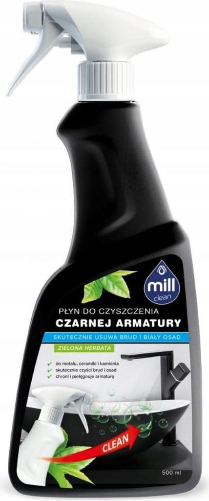 MILL Clean Reinigungsflüssigkeit für schwarze Armaturen 500 ml