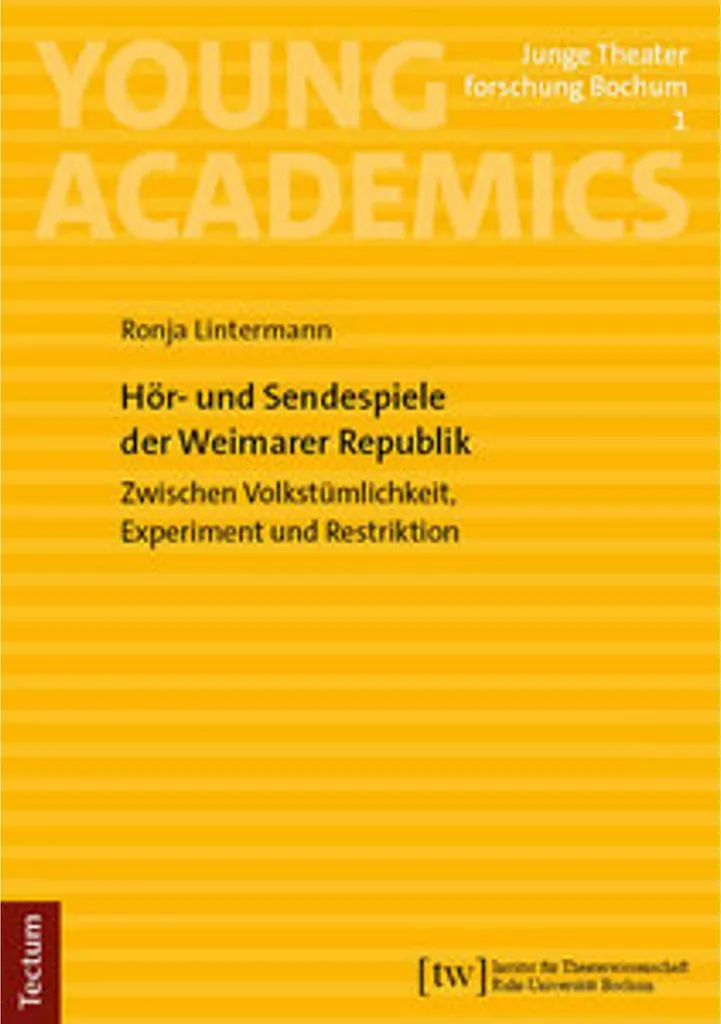 Hör- und Sendespiele der Weimarer Republik coffret audio historique