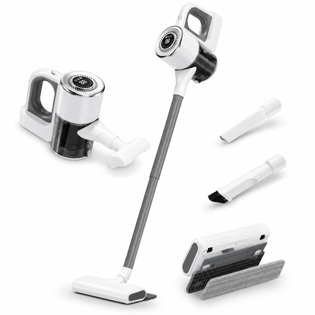 Akku Staubsauger 2 in 1 | Hand- und Stielsauger kabellos | Produktbild 