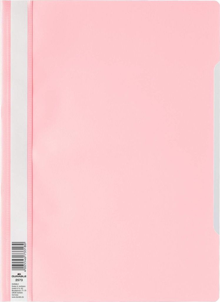 DURABLE Sichthefter A4, Pckg. à 50, 257308 rosa Produktbild