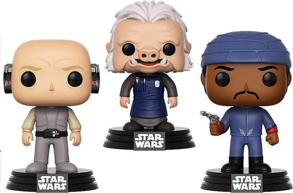 Lot de 3 Figurines Bobble-head Funko POP Star Wars Bespin Collection