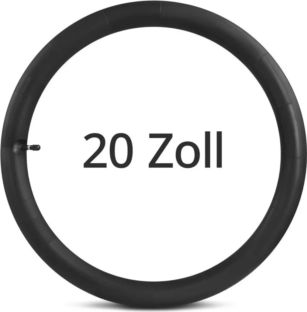 Chambre à air roue arrière ABC Design 20 pouces valve coudée robuste