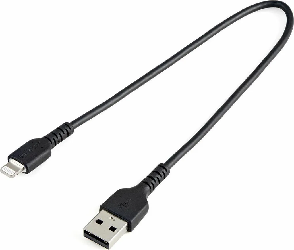 Câble Lightning vers USB-A StarTech RUSBLTMM30CMB Noir de 30 cm