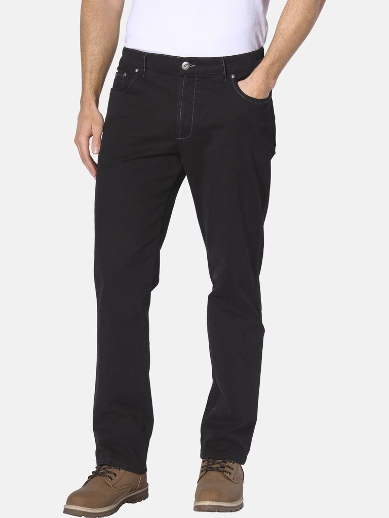 Jan Vanderstorm Tiefbundhose SKANNI Herren 3679 schwarz 38