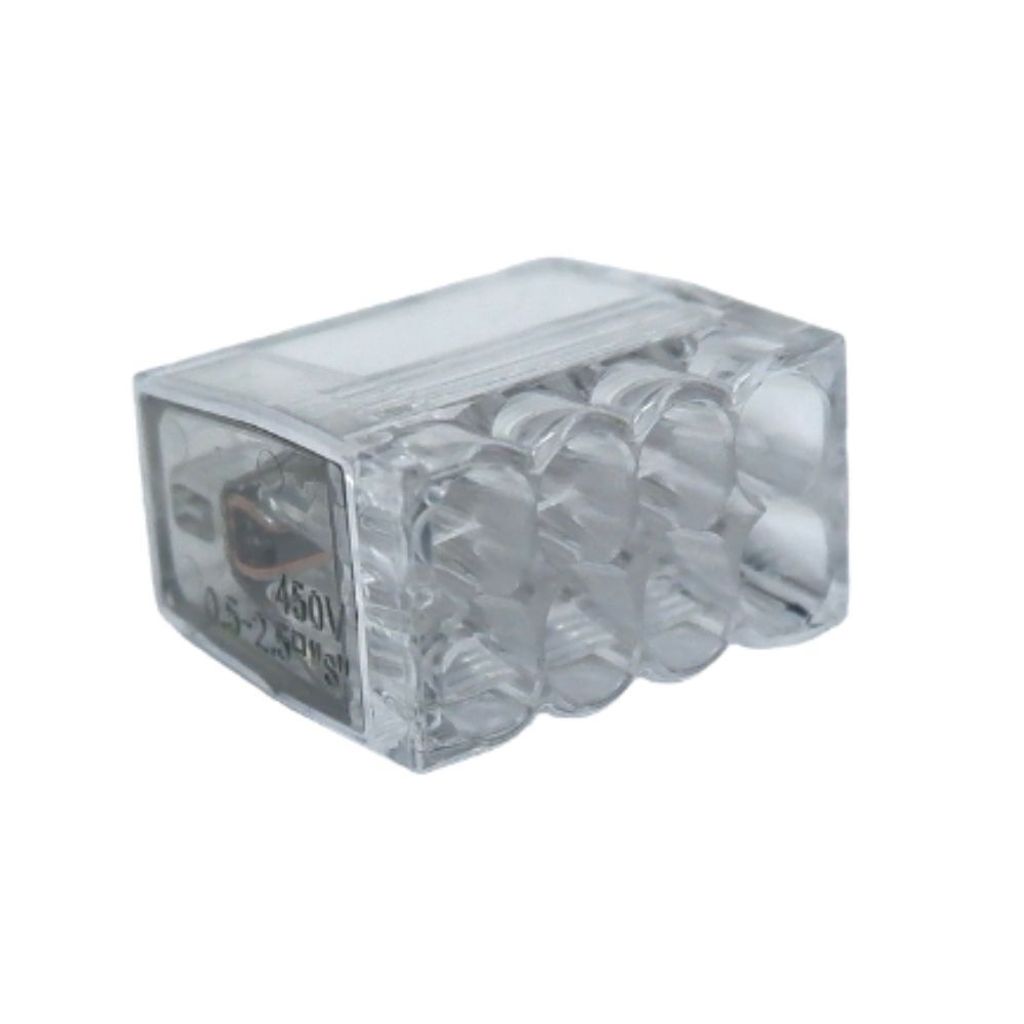 ViD VC08 Mini-Steckklemme 50 Stück | Verbindungsklemme 8-polig | 0,5 - 2,5 mm²
