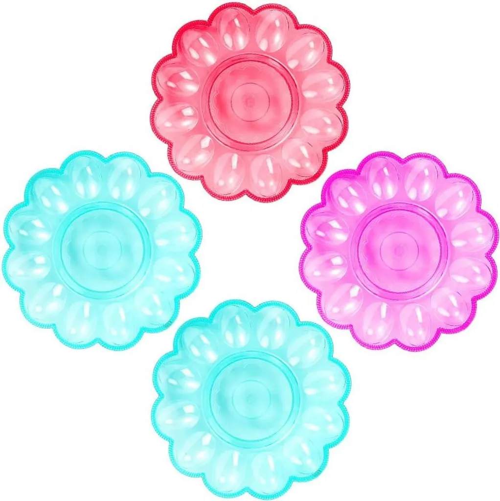 Rangement d'Œufs pour Frigo 4 Pièces - Boîte de Conservation Plastique
