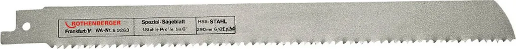Lame pour coupe de tubes en acier ROTHENBERGER 290mm pro - Modèle 50263