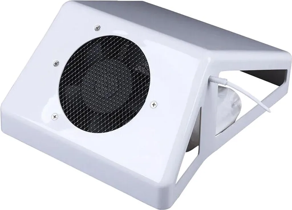 Collecteur de poussière d'ongles 80W ergonomique blanc pour manucure