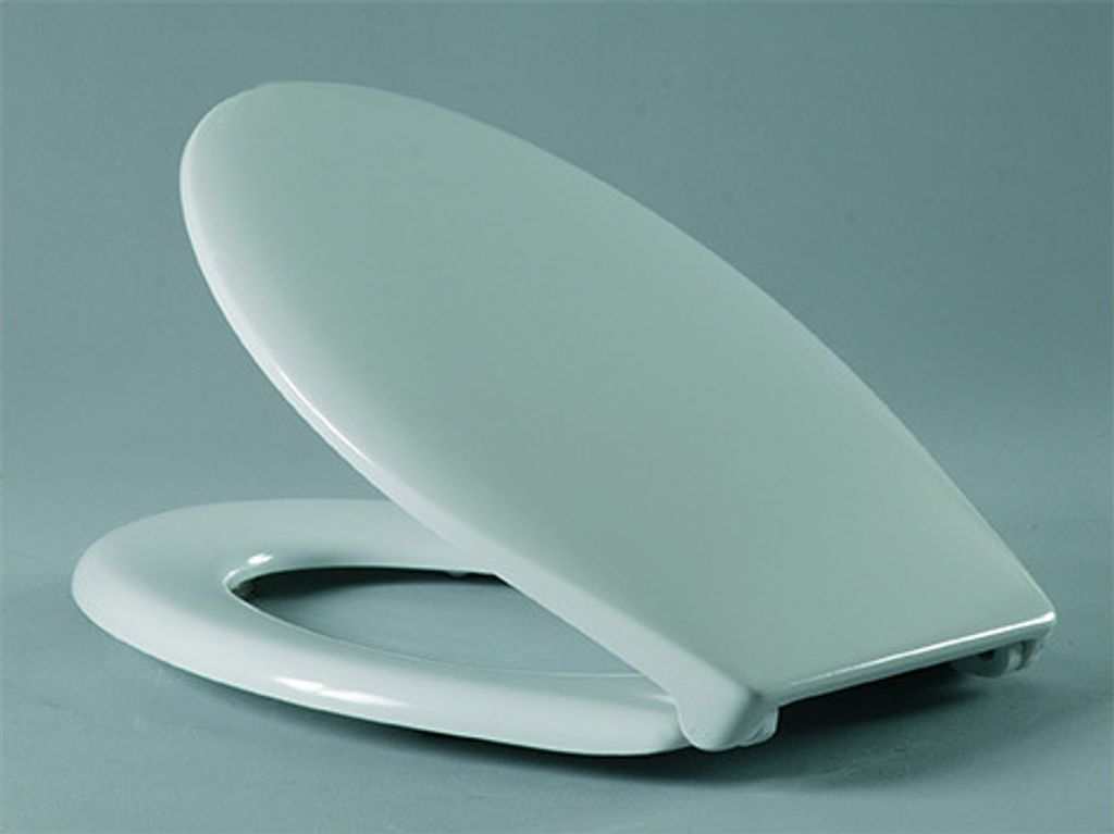 HARO WC-Sitz Plus 23 mit Deckel weiß Scharniere Edelstahl Produktbild 