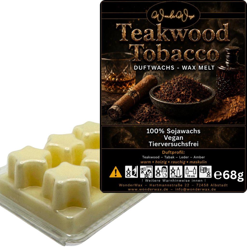 WonderWax Duftwachs Wax Melts für Duftlampe, 6 Sterne Duftmelt Wachsmelt Sojawachs Duftwachs Würfel für Raumdüfte, Wachs Duftöl Winter Indoor ...