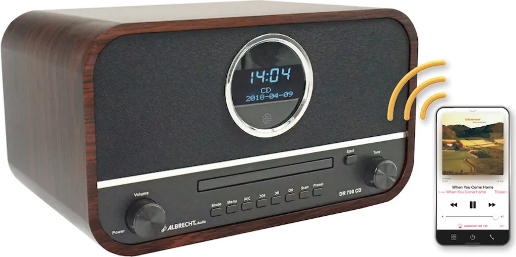 Système audio stéréo 4.1 Albrecht DR 790 Bluetooth avec télécommande - 2