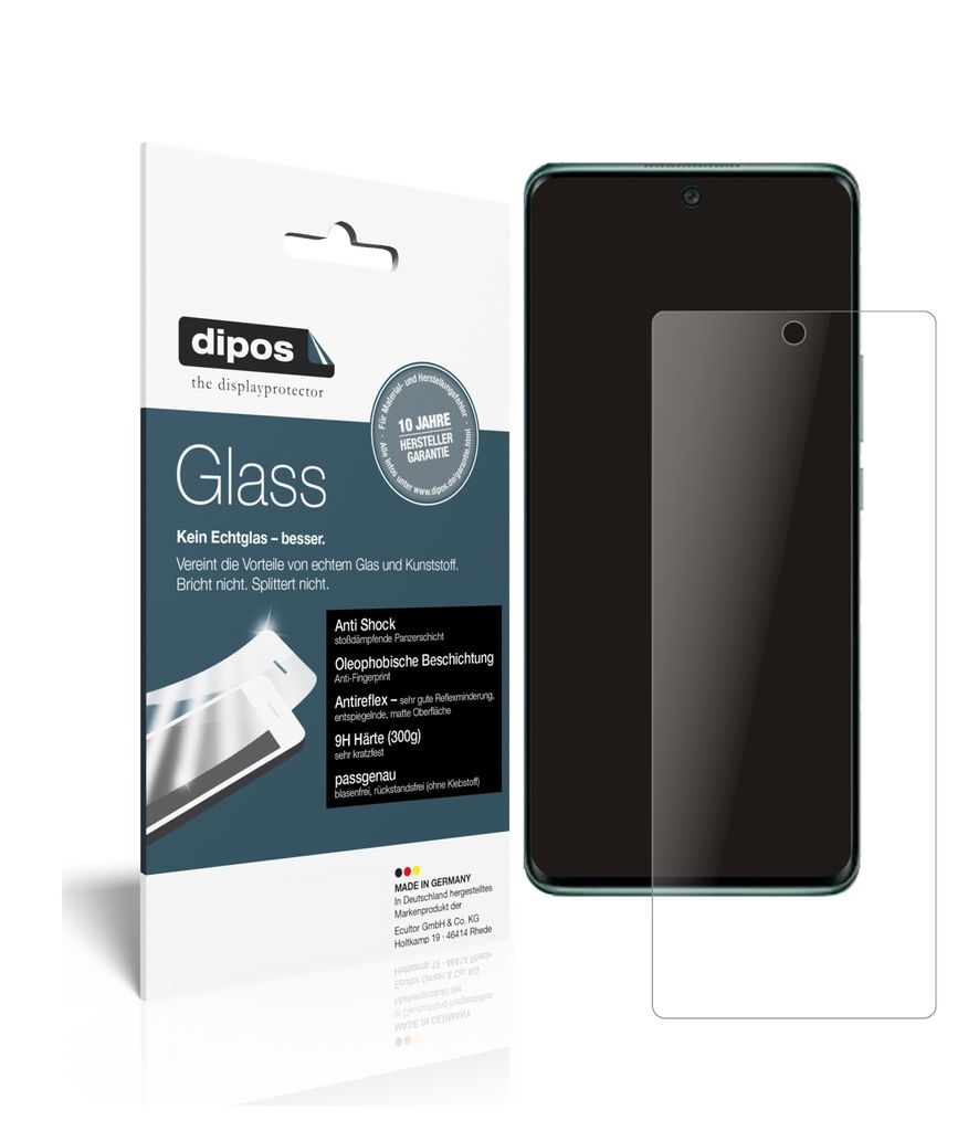 1x Schutzfolie für Huawei Nova 8 matt - Anti-Shock 9H Folie dipos Glass Kunststoffglas