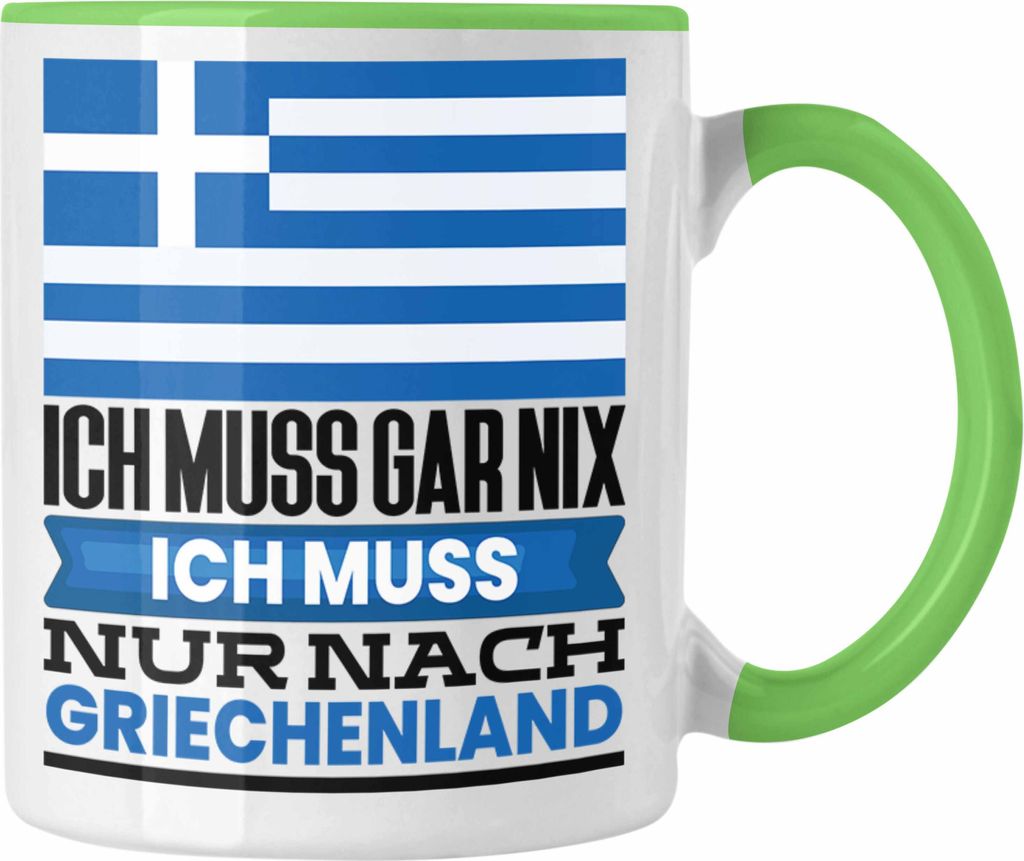 Trendation - Griechenland Tasse Geschenk für Griechen Produktbild 