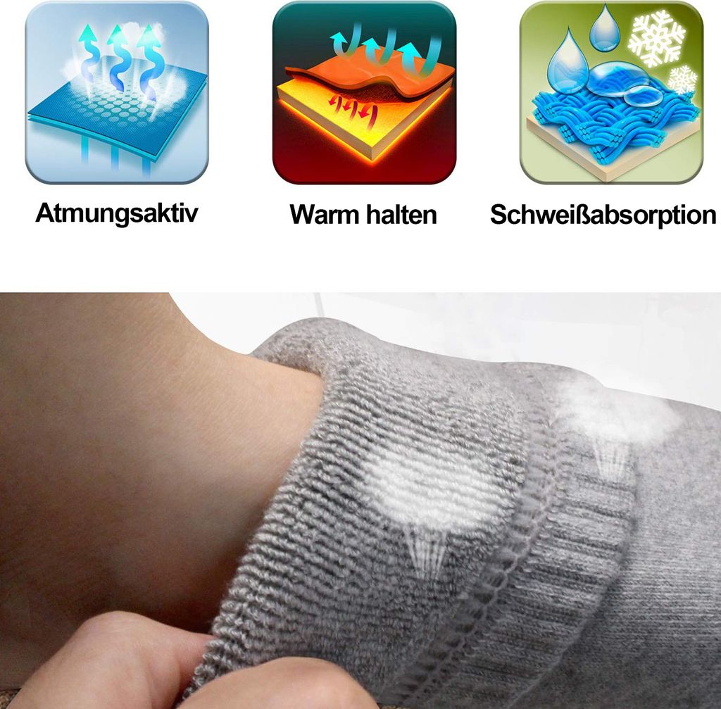 Elektrische Heizunterwäsche Damen & Herren - USB-beheizt Für Winter