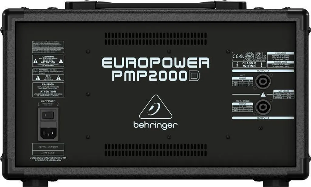 Console de Mixage Amplifiée Behringer PMP2000D 14 Canaux Sonorisation Live