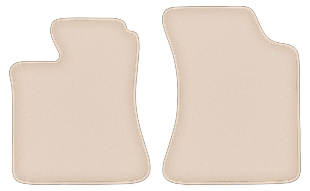DURBAN Beige Velours-Fußmatten vorne für Volvo 440/460 Produktbild 