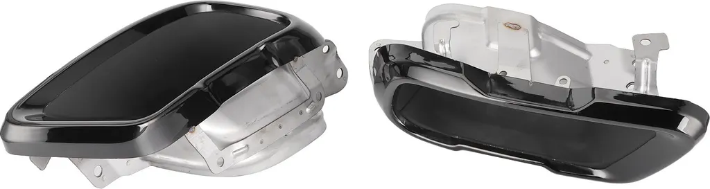 Canules d'échappement sport inox noir et chrome pour BMW X5 G05 2019+