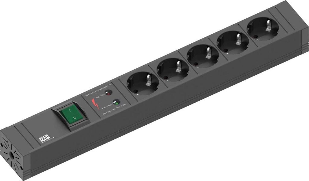 BACHMANN CONNECT LINE 5xSchutzkontakt, Schalter ÜSS
