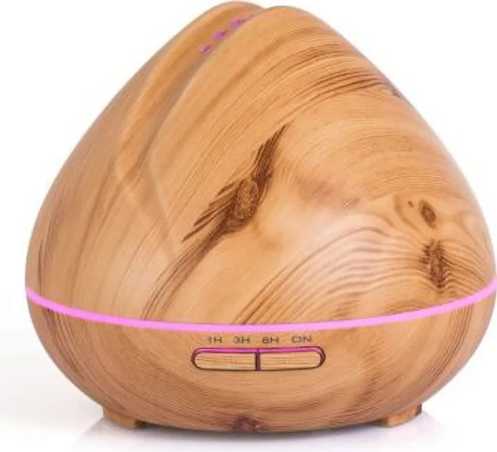 Aromacare Mandala Light, diffusore di aromi a ultrasuoni, legno chiaro, 400 ml