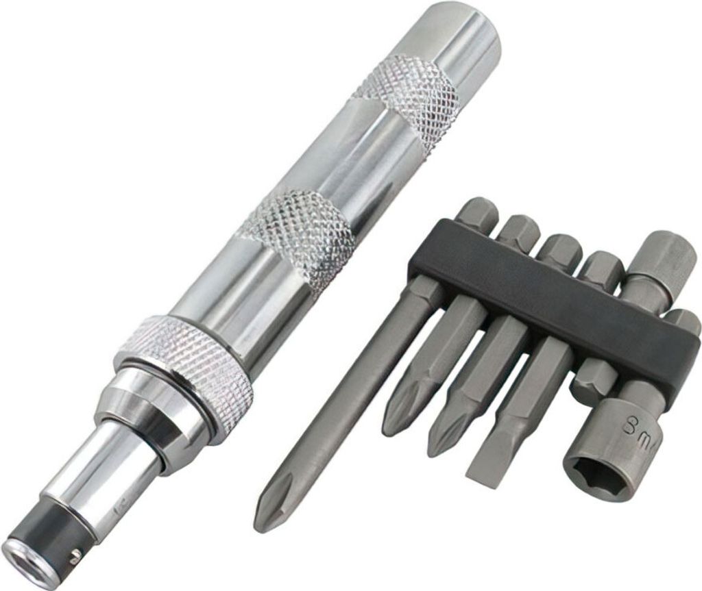 Buzzetti Mini-Schlagschraubendreher mit enthaltenen Bits