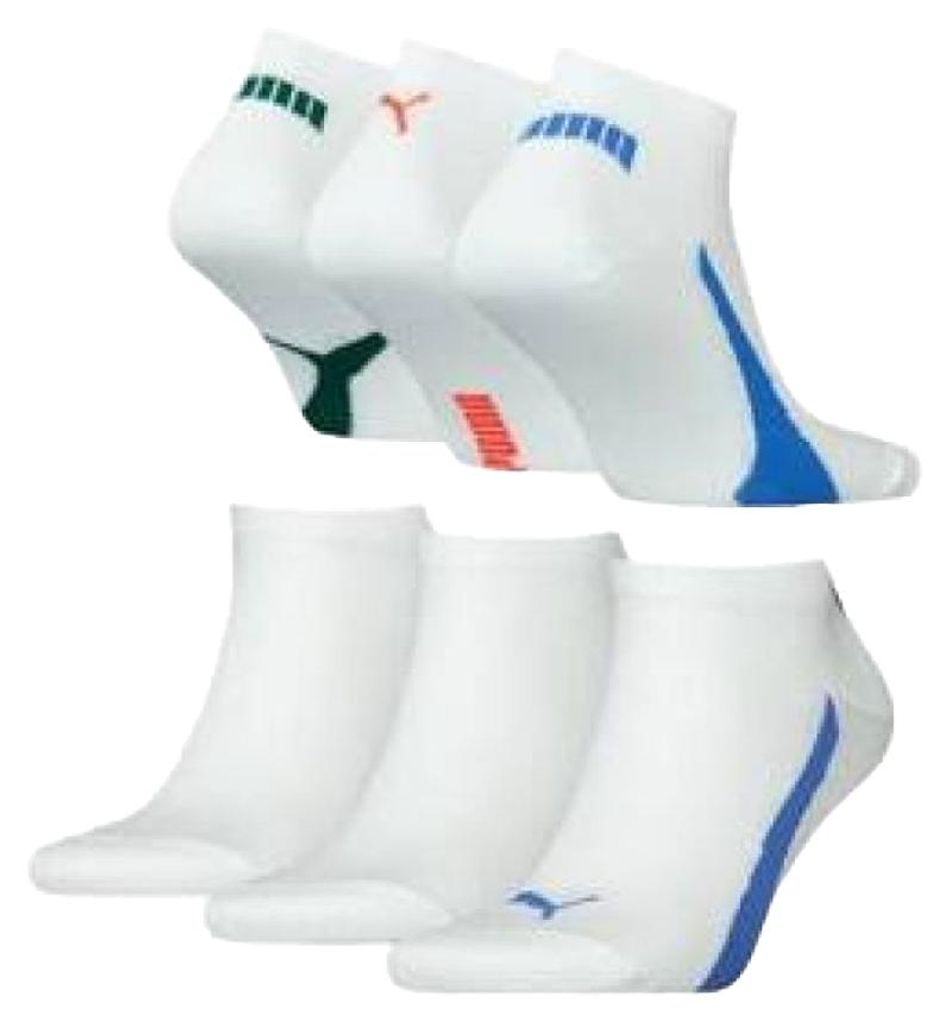 Balení 6 ks dámských kotníkových ponožek PUMA s barevnými Obrázek produktu 