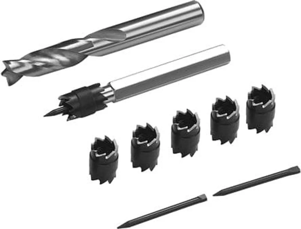 Set de 9 Forets à Dépointer pour Carrosserie avec Embouts Hexagonaux