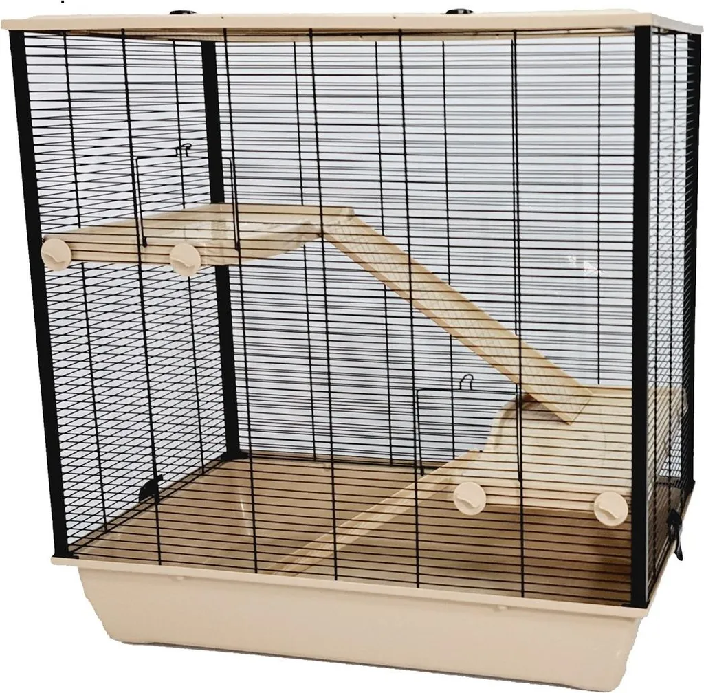 Gabbia INTER-ZOO G306ACTB Metallo e plastica 80 x 80 x 48 cm