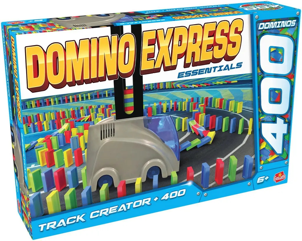 Jeu de construction Domino Express Goliath avec circuit et 400 pièces