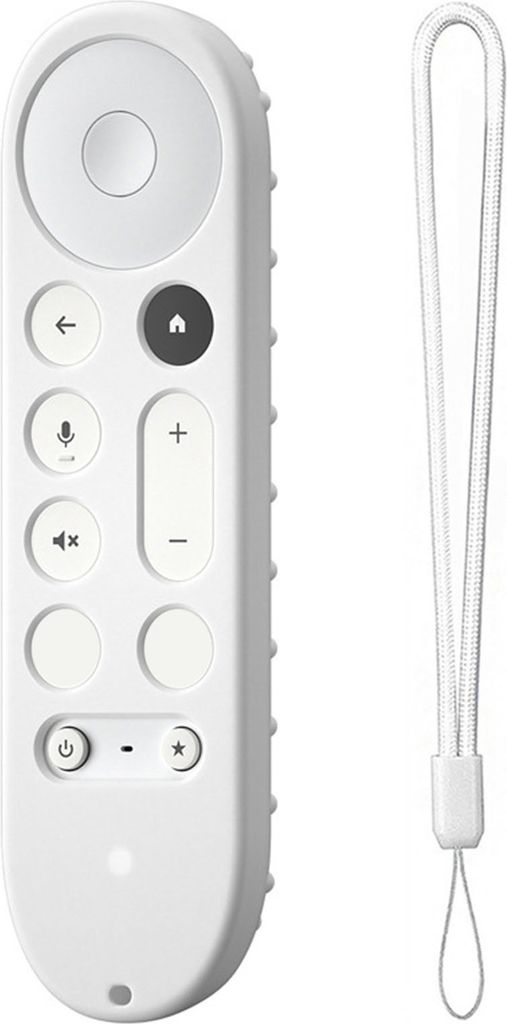 Silikon-Schutzhülle, stoßfest, schlagfest, präzise Aussparungen, einfache Installation, Fernbedienung, Silikon-Schutzhülle für Google TV Streamer