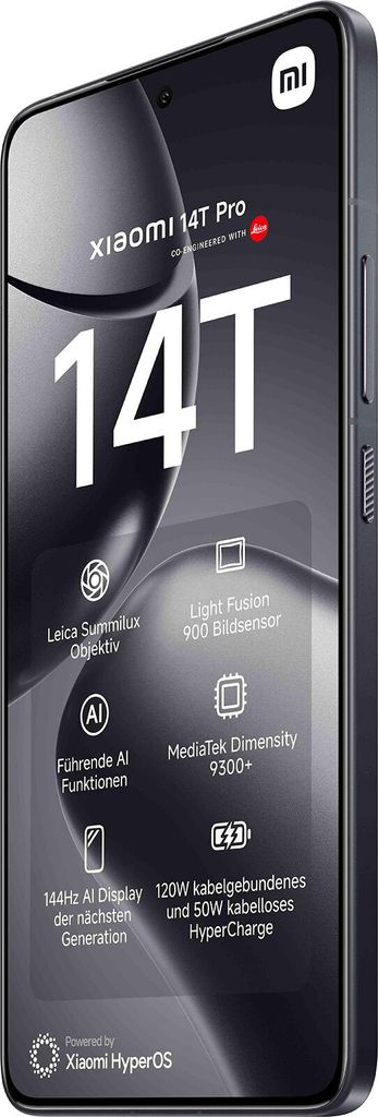 Xiaomi 14T Pro 512GB Titan Black Produktbild 4