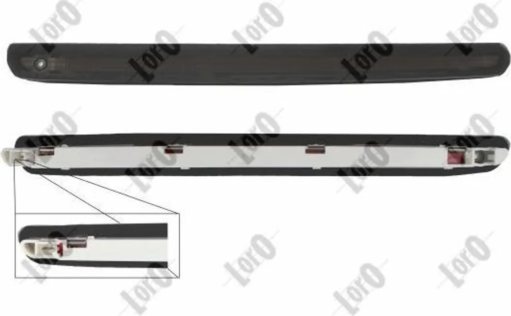 Terzo Stop LED VW Caddy IV - ABAKUS 053-54-870S - Ricambio 2K5945087J