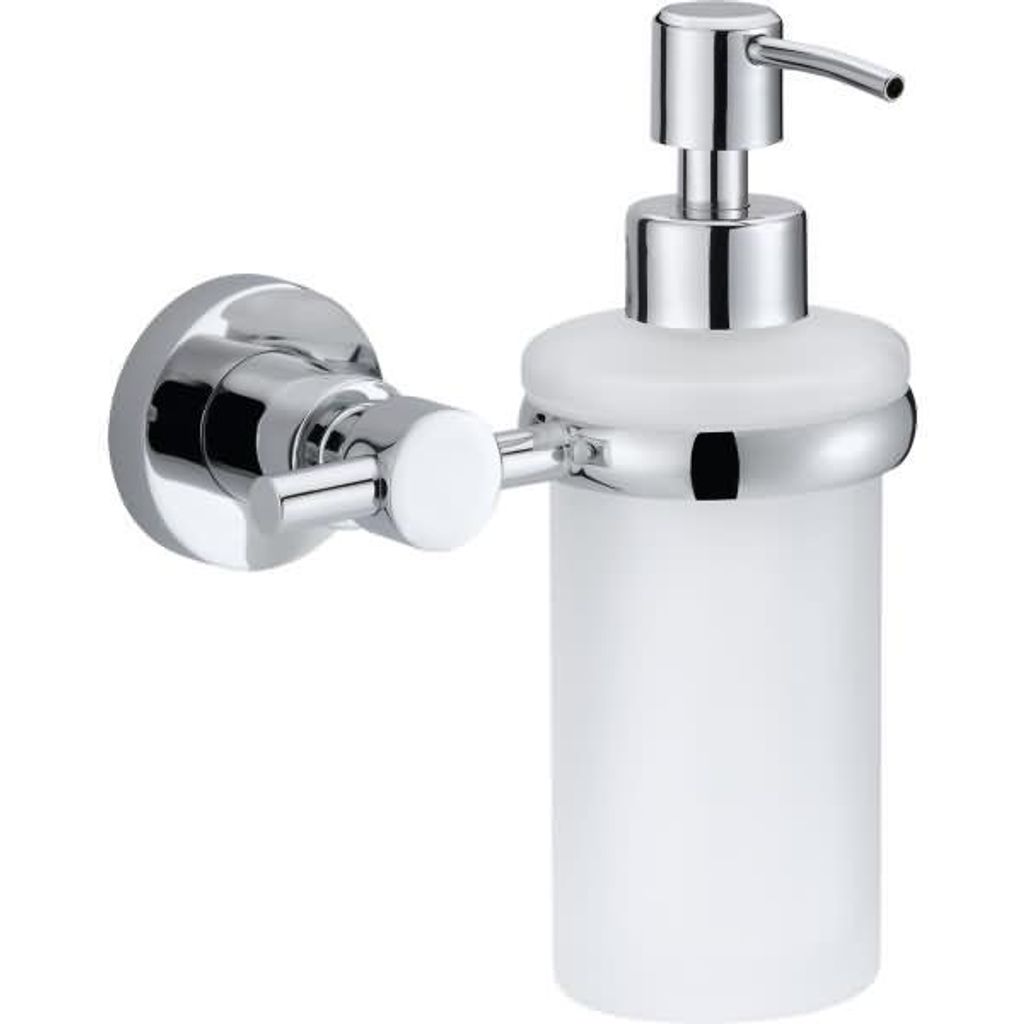 tesa LOXX Seifenspender inkl. Kleber silber