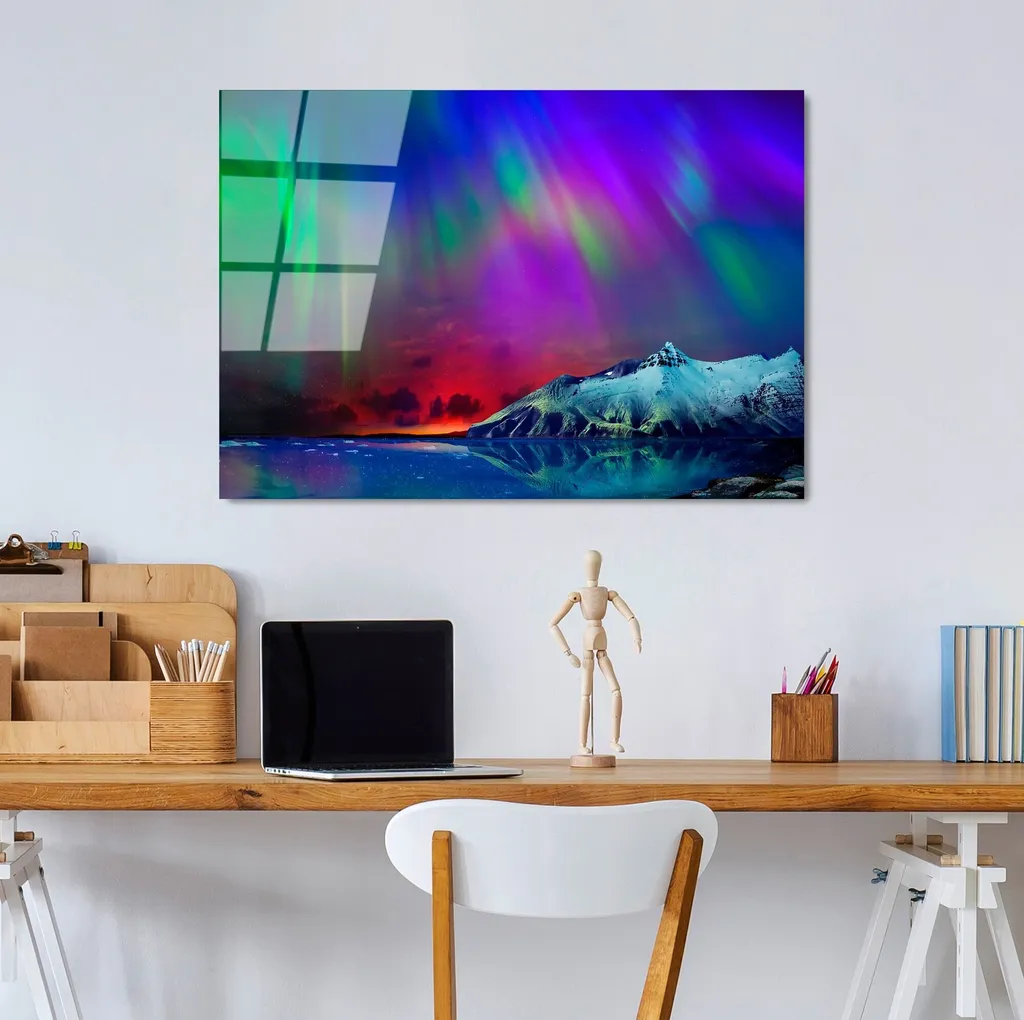 Wallity UV-314 Vetro Temperato 50x70 - Quadro Alta Definizione UV
