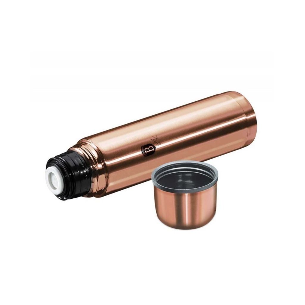 Termosfles 0,75 liter, roze goudkleur, model 19550 Productafbeelding 
