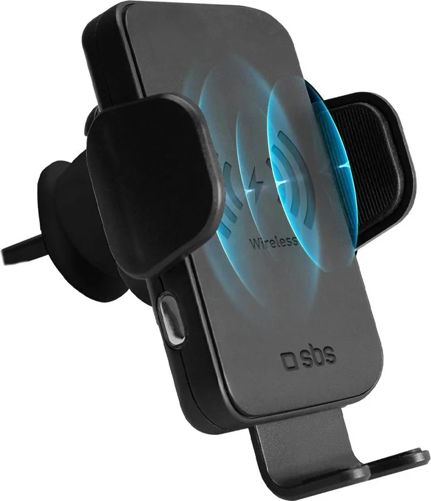 Support Smartphone 15W Charge Rapide Sans Fil SBS pour Aération Voiture