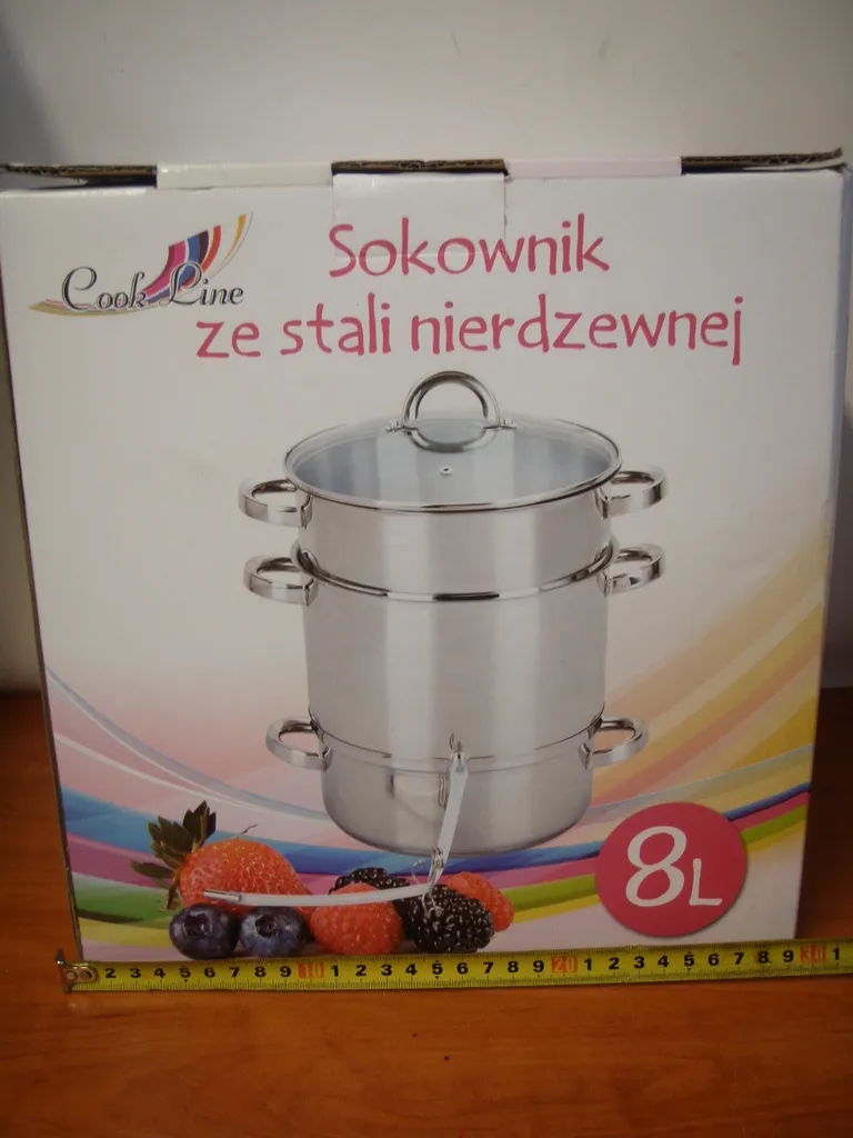 Presse-agrumes 8L en inox 9008 - Préparez vos jus frais en grande quantité