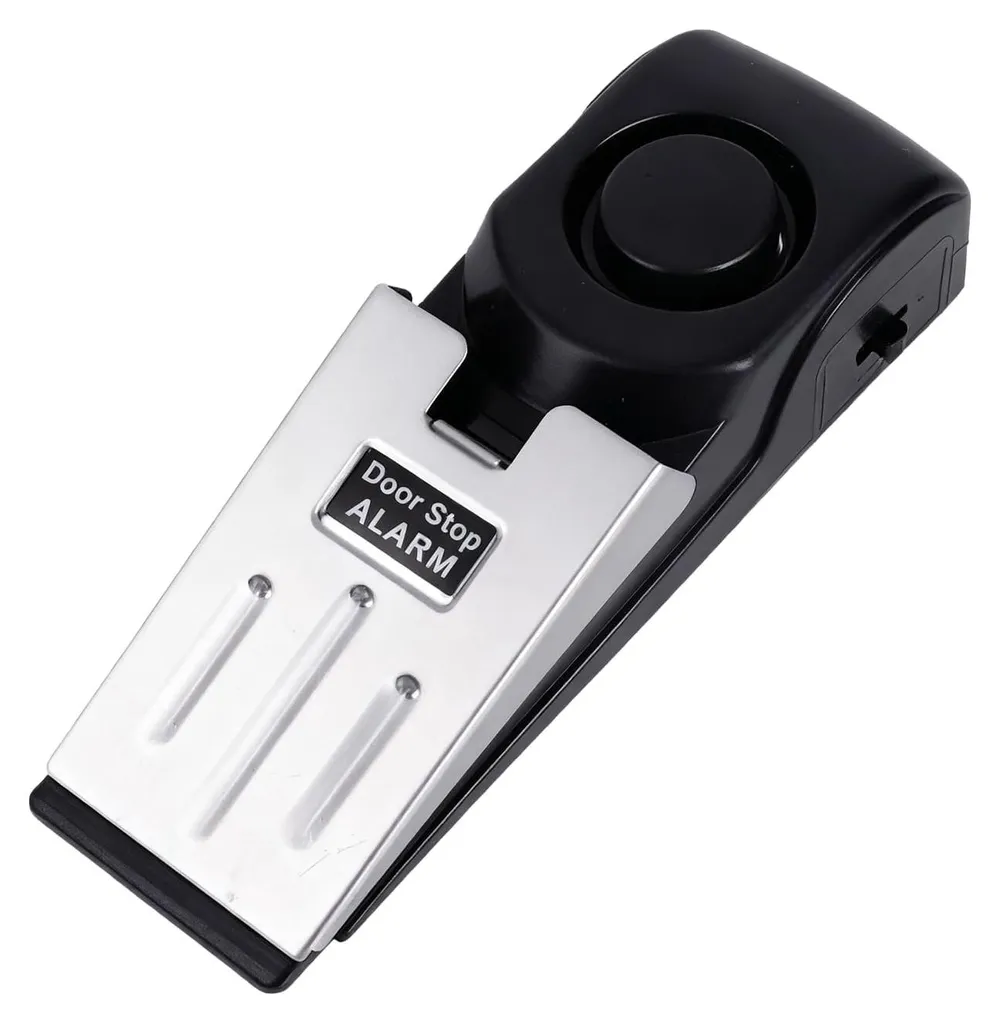 Alarme de porte 120 dB - Butée de sécurité sans perçage pour la maison