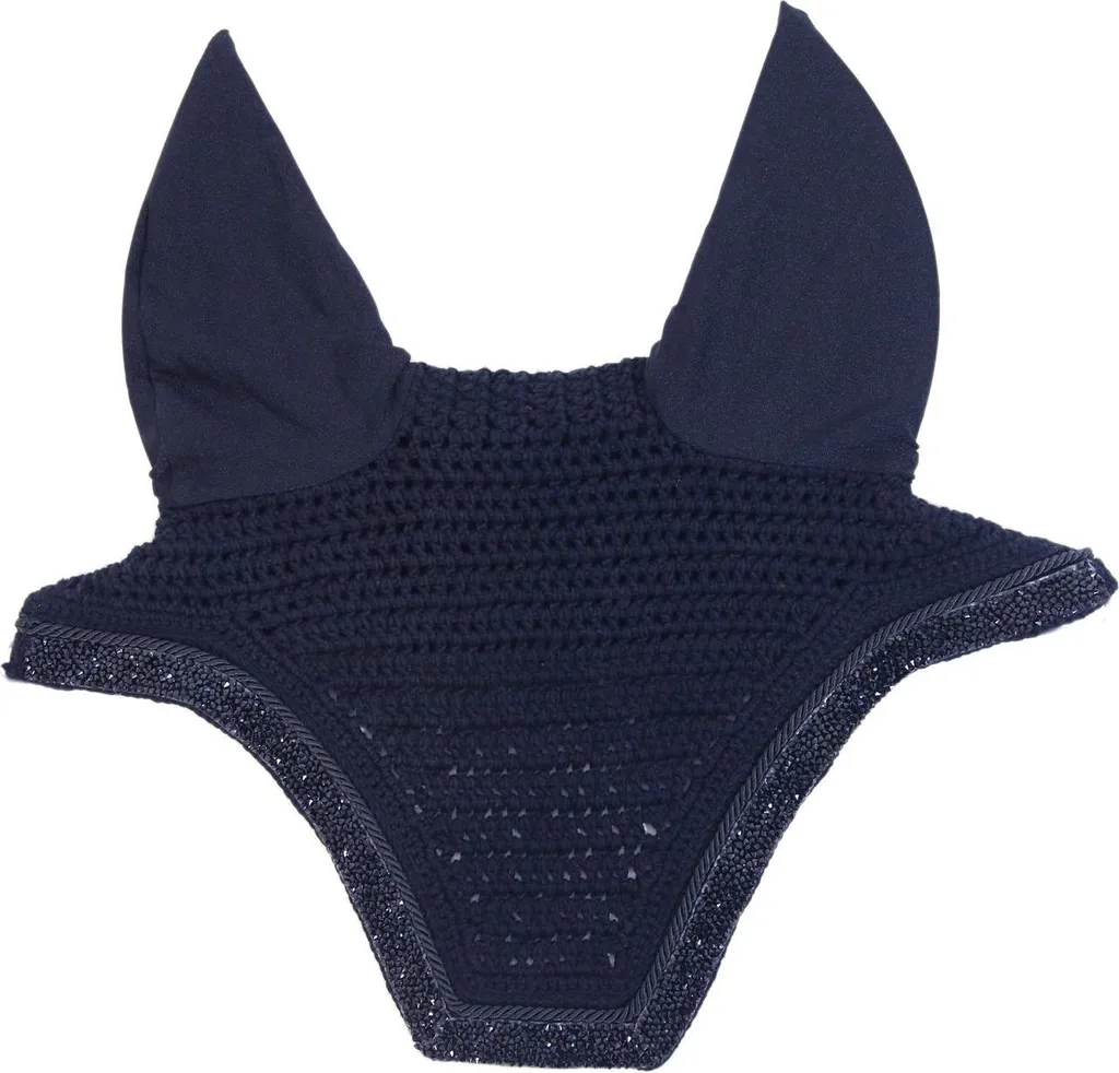 Bonnet Mouche Wellington Kentucky Bleu Glitter Stone Concours Full