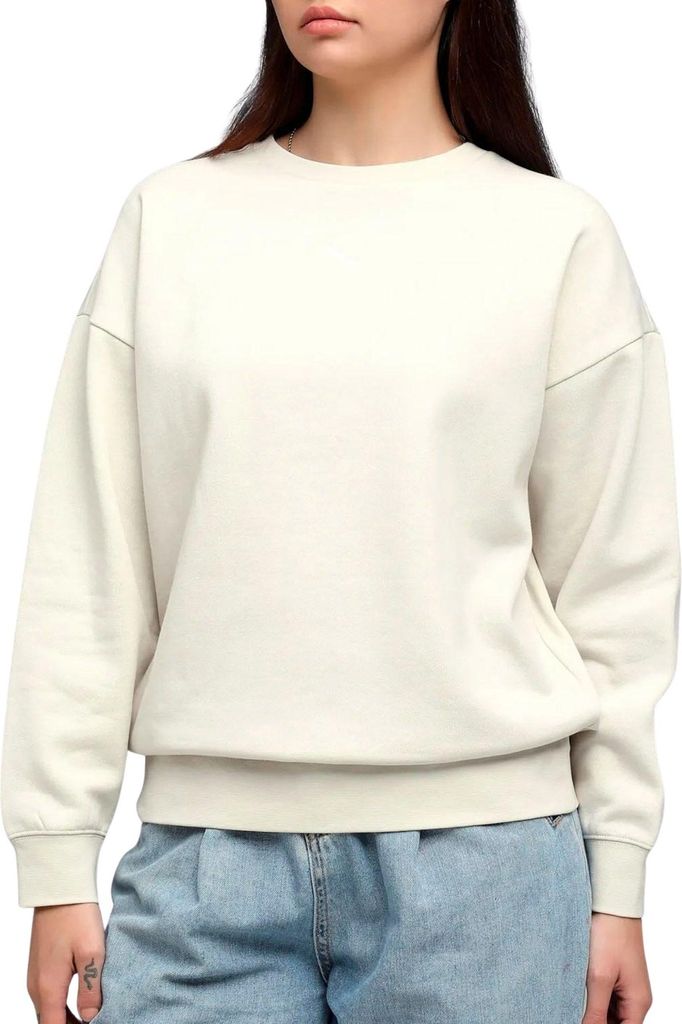 Puma ESS Oversized Crew FL - weiss, Größe:M