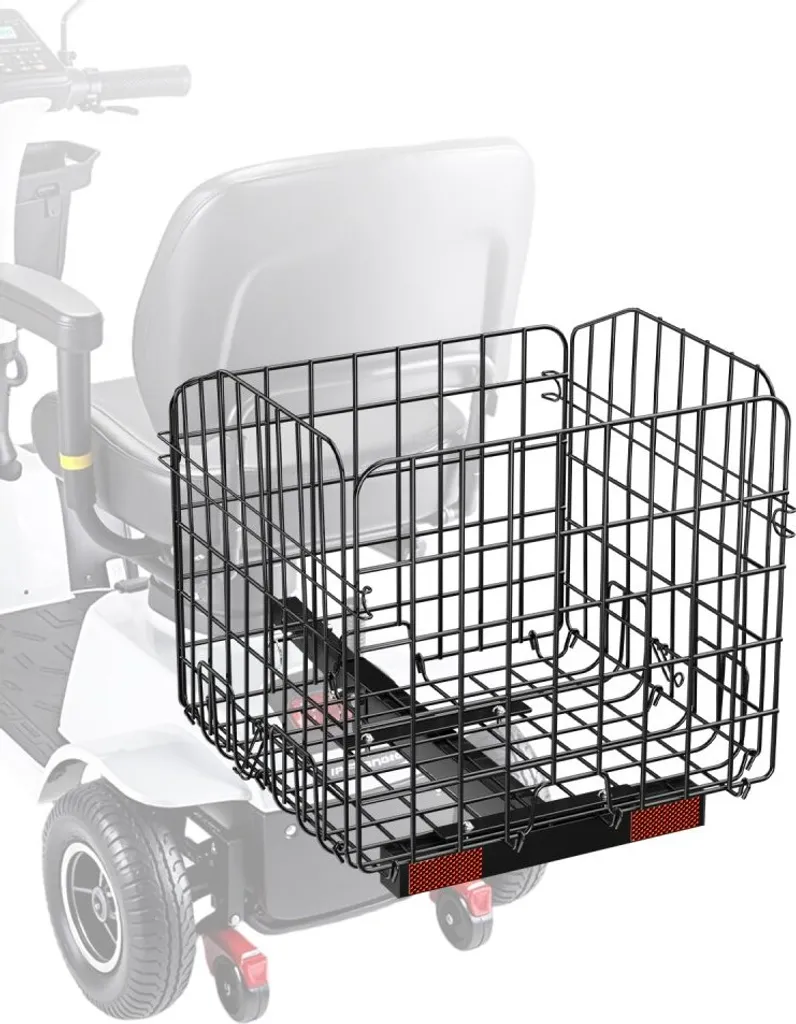Panier de rangement arrière pour scooter senior et aide à la mobilité