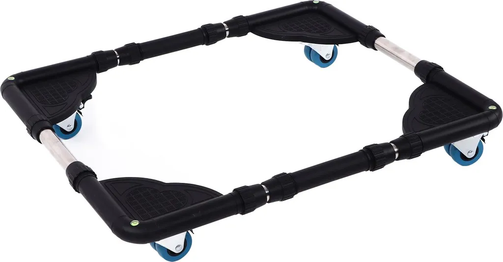 Support pour lave-linge extensible et chariot de transport réglable