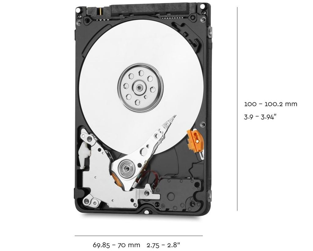 Disque dur Western Digital Blue Mobile WD5000LPVX 500 Go Image du produit 