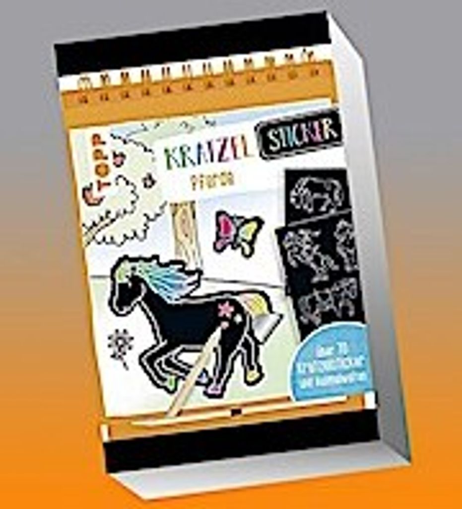 Kratzel-Stickerbuch Pferde