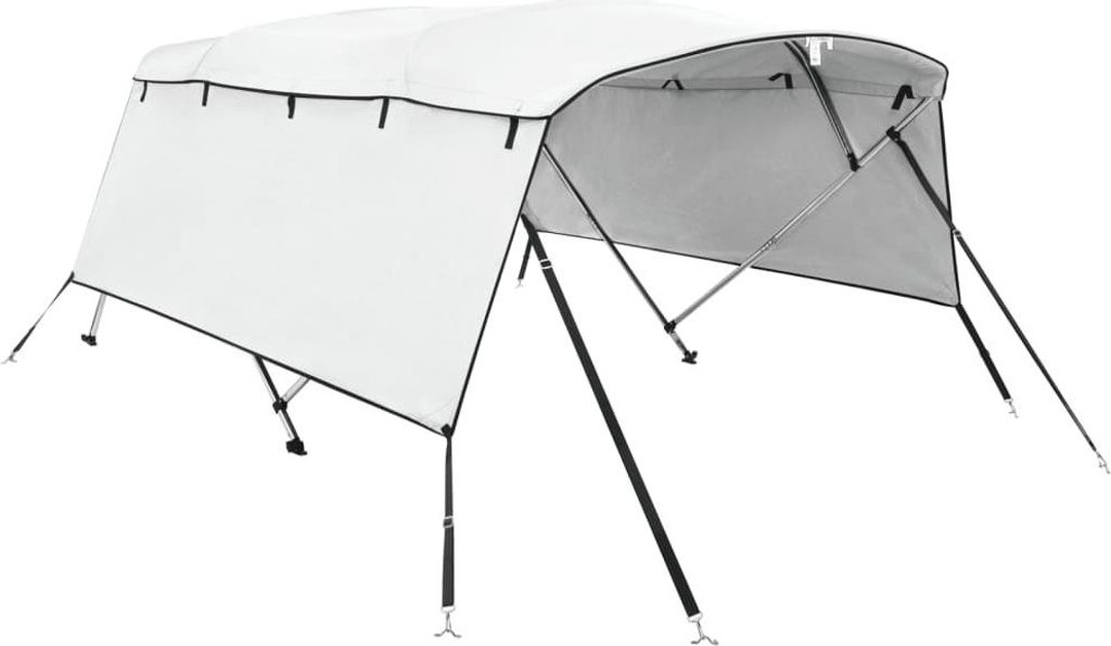 vidaXL 4-Bow Bimini-Top avec panneaux latéraux Image du produit 