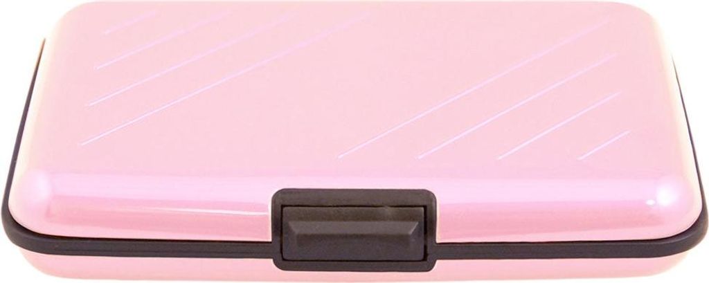 Orange Donkey – Kartenhalter aus Aluminium – Rosa