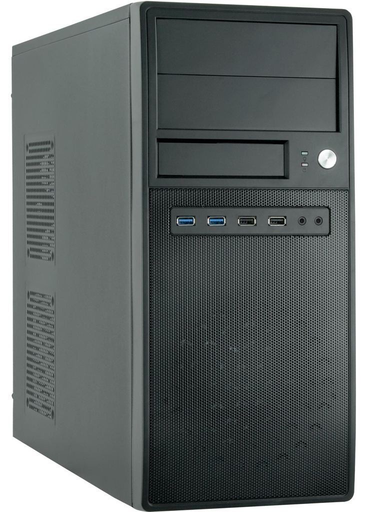 Chieftec CG-04B-OP, Midi Tower, PC, Čierna, ATX, micro ATX, Obrázok produktu 